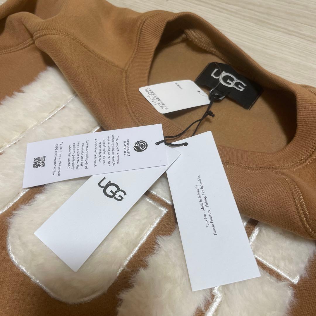 UGG フロントファーロゴ トレーナー XS 送料無料 即発送 即購入可