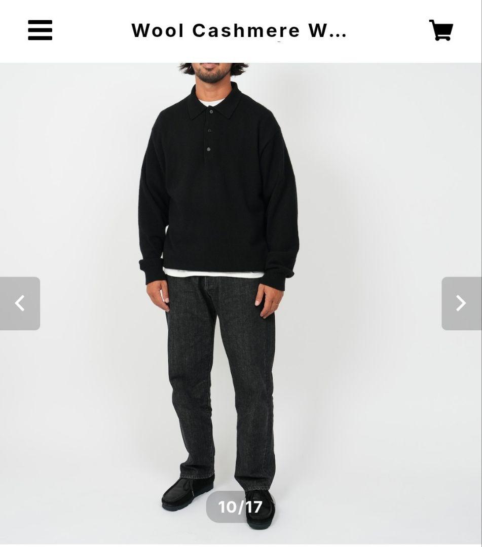 ovy ニットポロ　サイズL