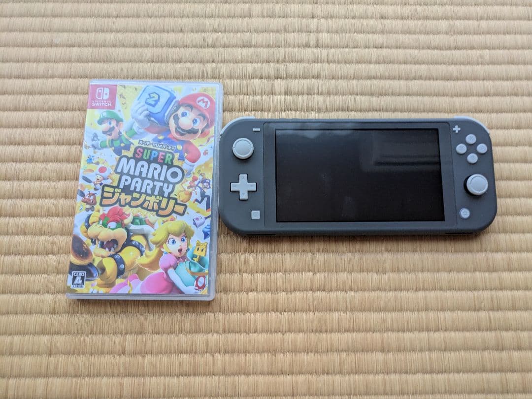 Switchライトグレー本体とスーパー マリオパーティ ジャンボリー