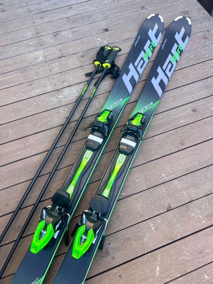 Hart Diva 164cm ストック付き スキーセット