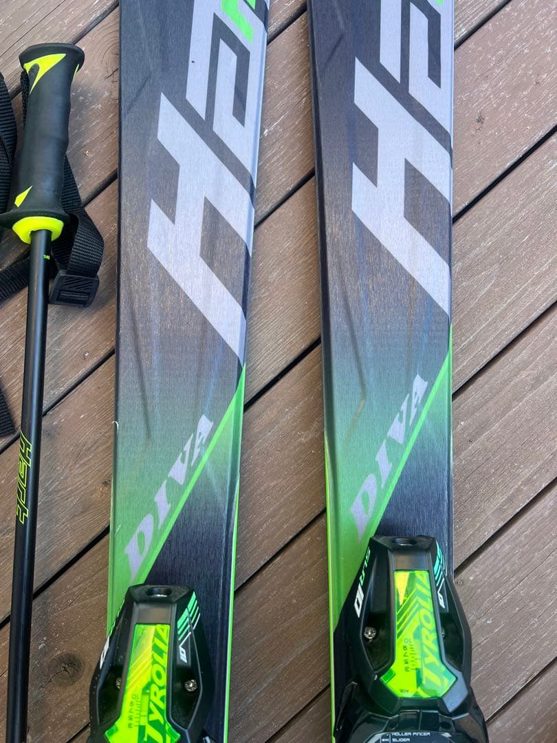 Hart Diva 164cm ストック付き スキーセット