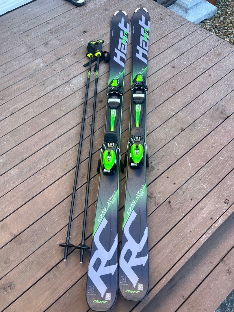 Hart Diva 164cm ストック付き スキーセット