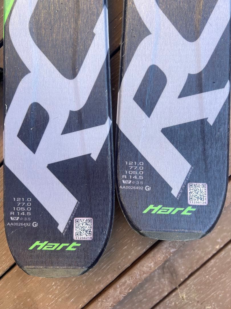 Hart Diva 164cm ストック付き スキーセット