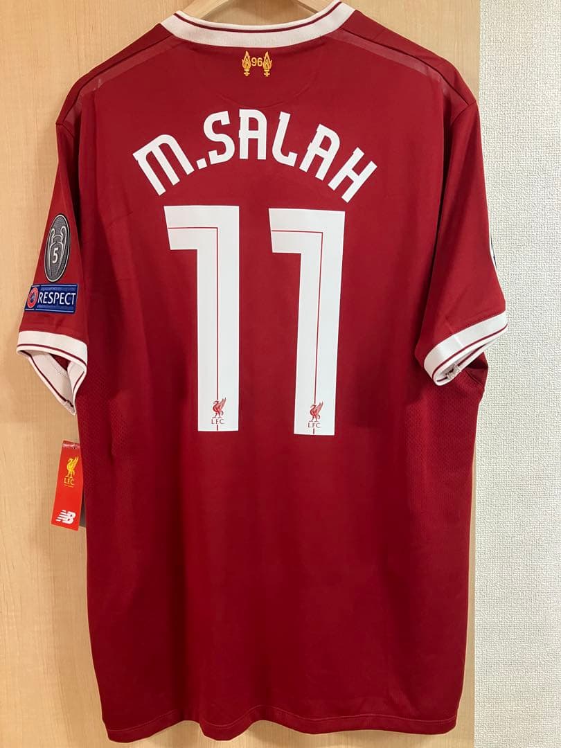 リバプール　2017-2018シーズン　モハメド・サラー選手ユニフォーム