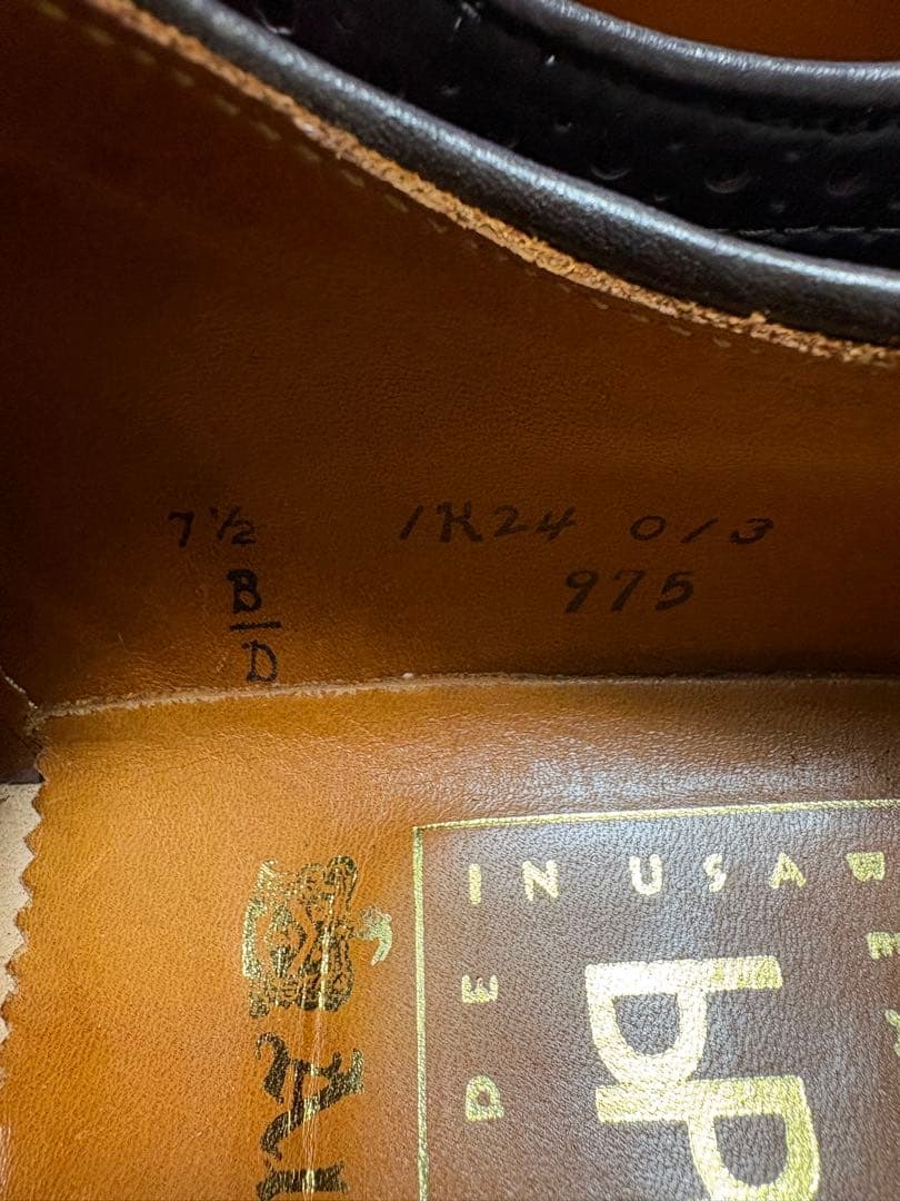 値下げ！極美品Aldenオールデン975コードバン BEAMSplus71/2