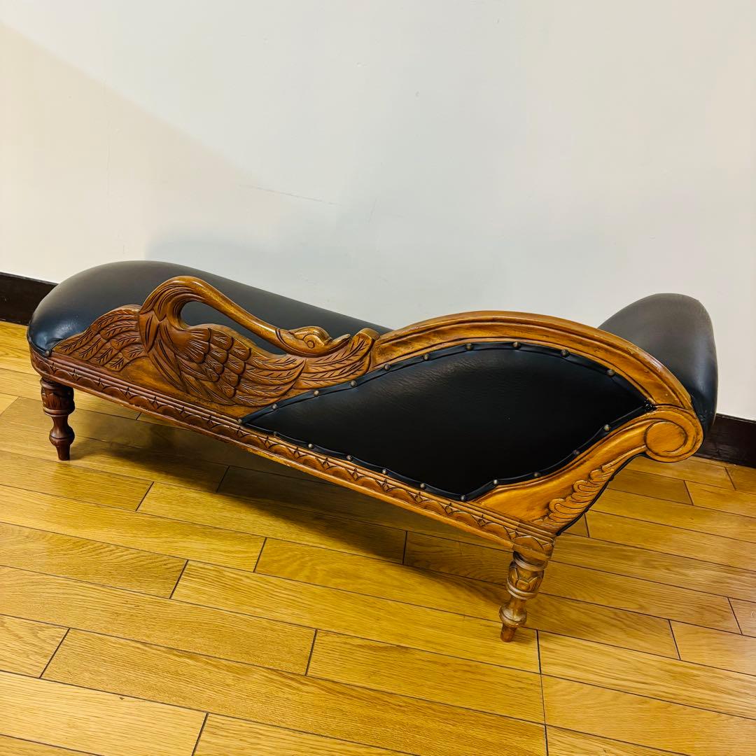 【希少品】　アンティーク調　ドールチェア　全長98cm 送料込み