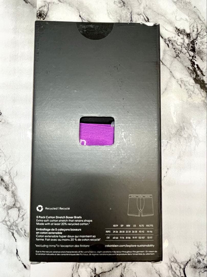 カルバンクライン　メンズ　ボクサーパンツ　５枚セット　レインボー S（M）　04