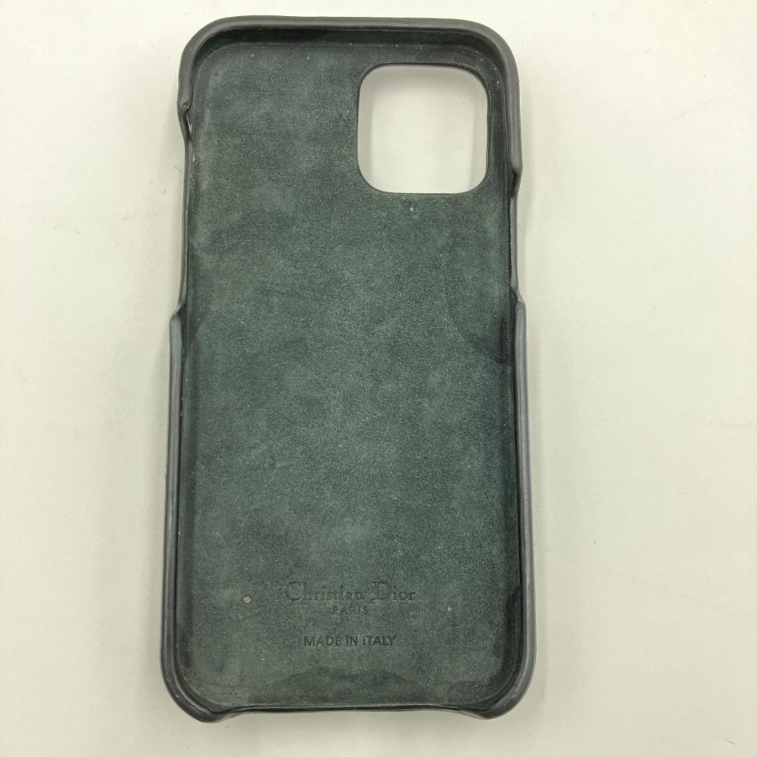 【きら】Dior　iPhone15plus ケース サドル オブリーク