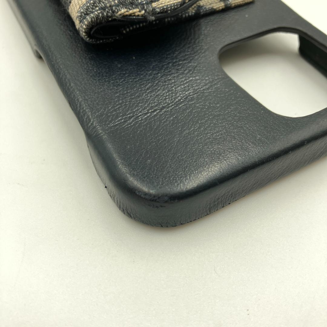 【きら】Dior　iPhone15plus ケース サドル オブリーク