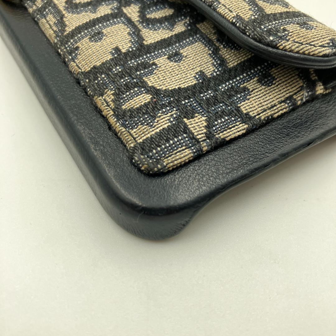 【きら】Dior　iPhone15plus ケース サドル オブリーク