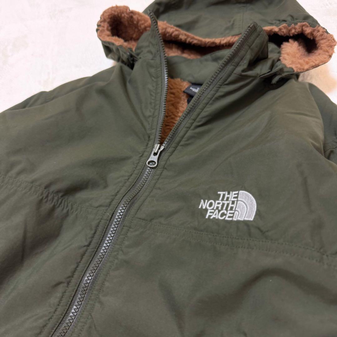 【ザ ノースフェイス】極美品 コンパクトノマドジャケット ボア 撥水 150