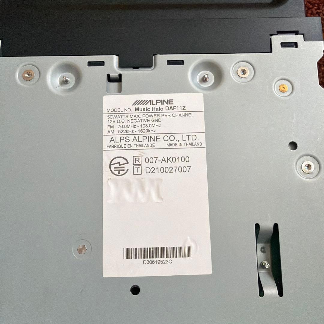 ALPINE DAF11Z 11インチ カーオーディオ　HDMIケーブル付