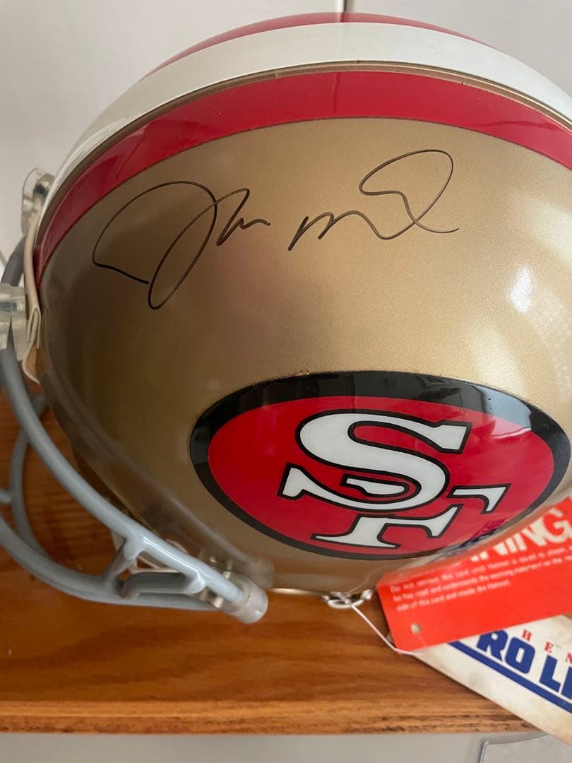 サンフランシスコ49ers Riddell ヘルメット ジョーモンタナ直筆サイン
