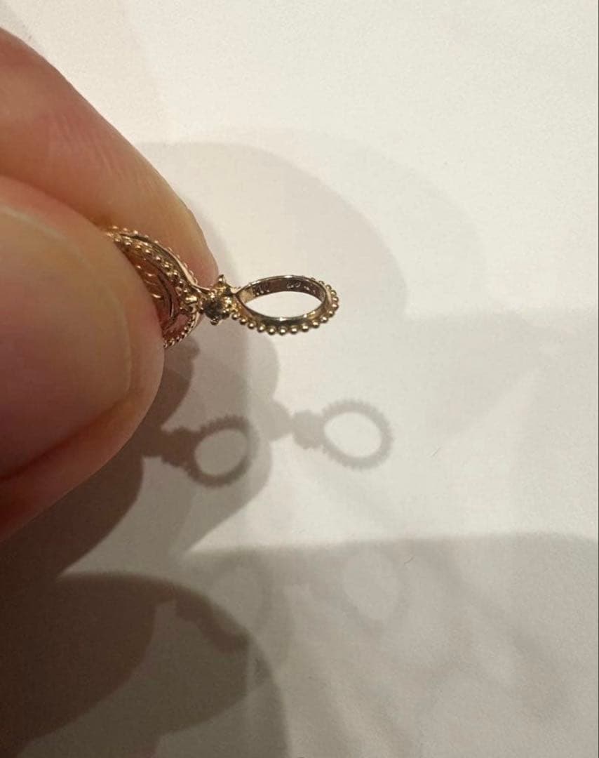 アガット　agete K10イエローゴールド　モチーフチャーム