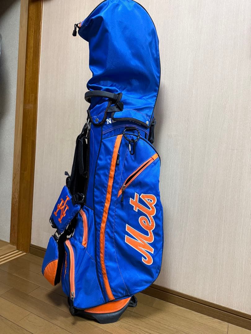 NY Mets スタンドゴルフバッグ メッツカラー
