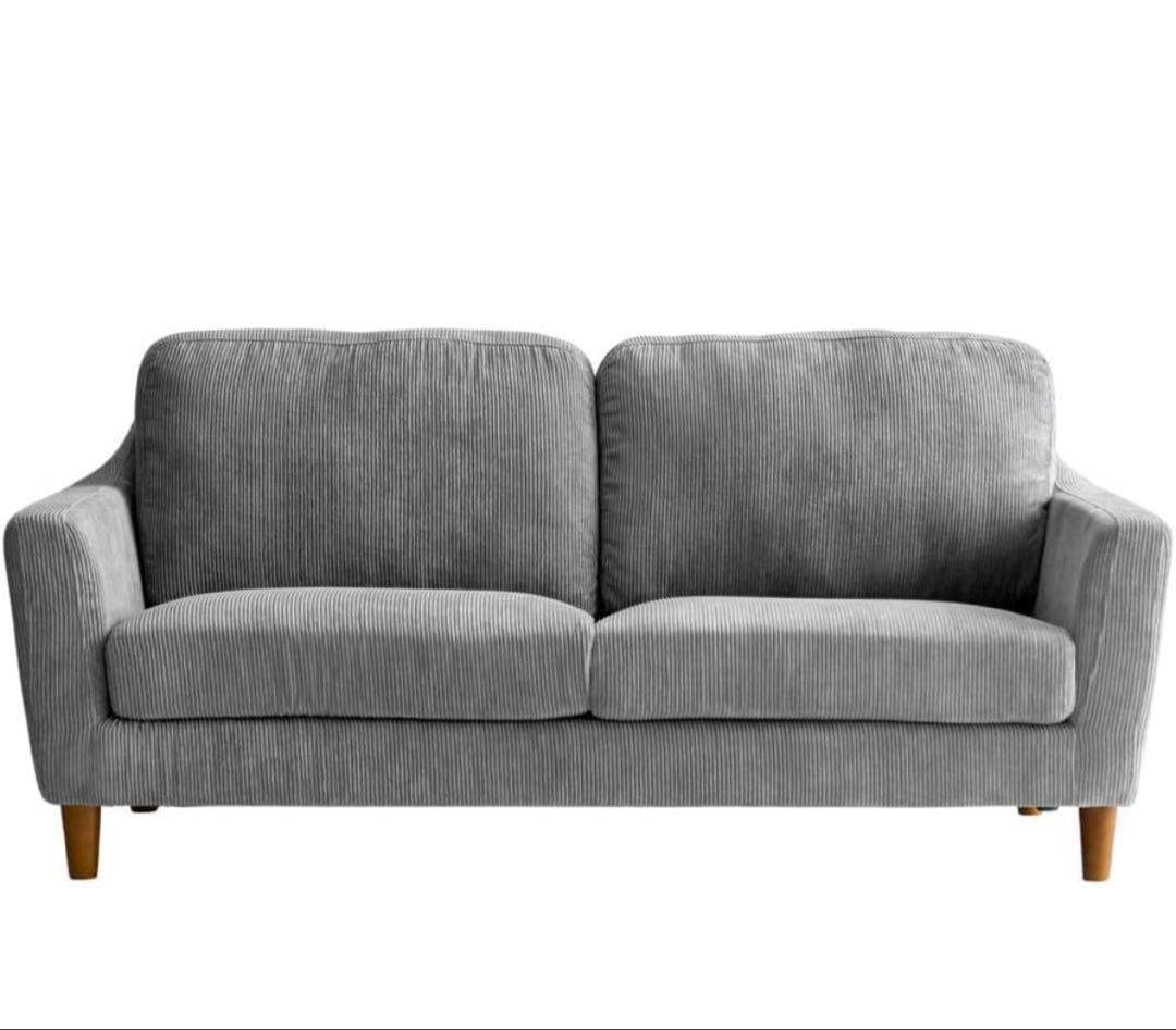 2人掛けソファ グレー