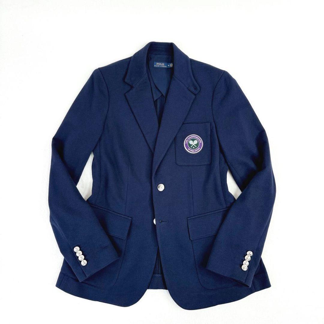 【希少】 ポロラルフローレン ウィンブルドン テーラードジャケット 銀ボタン L