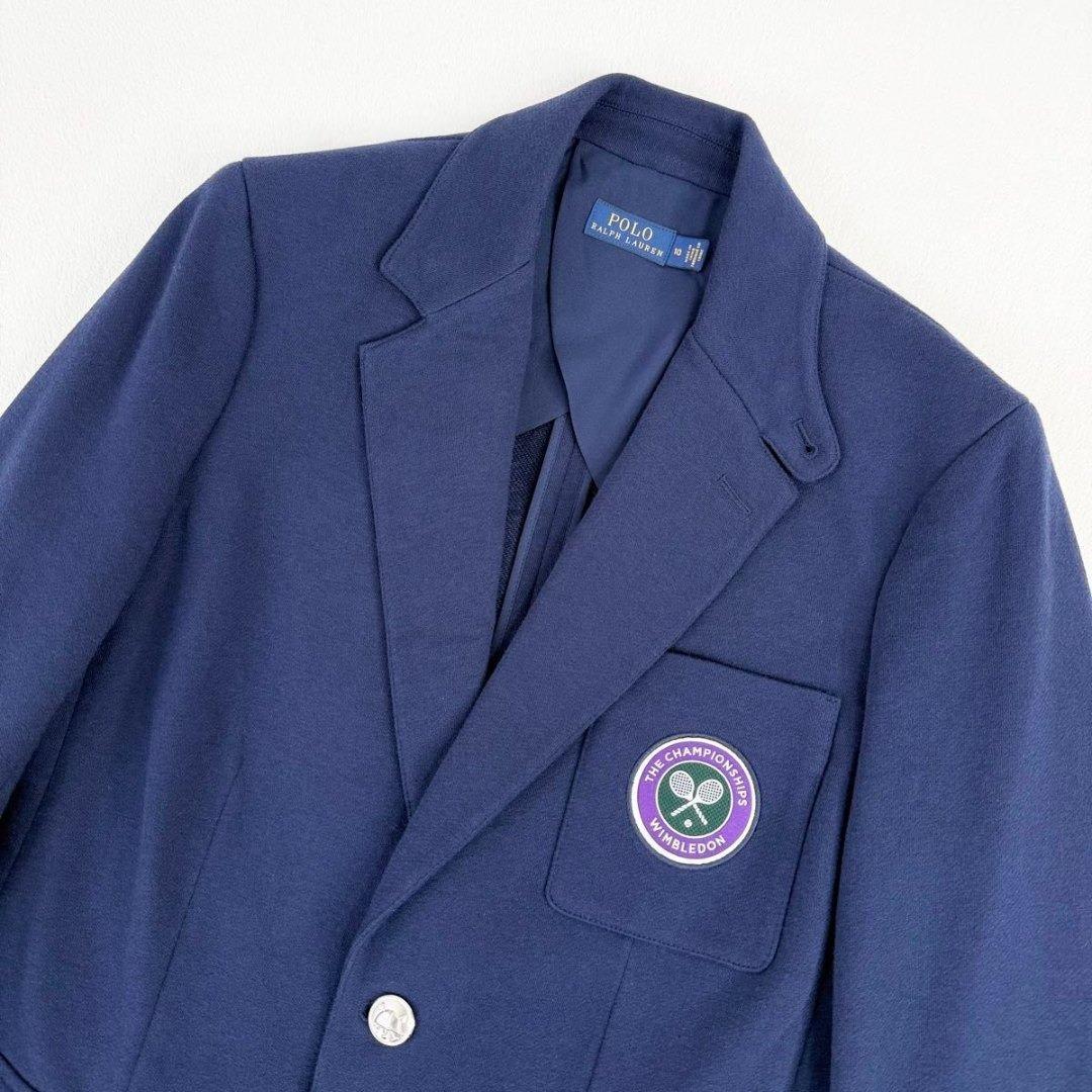 【希少】 ポロラルフローレン ウィンブルドン テーラードジャケット 銀ボタン L