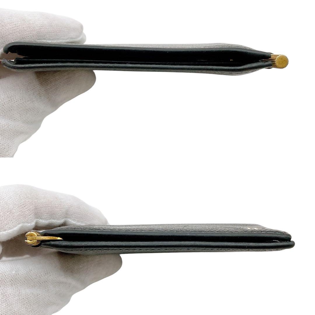 美品✨トムフォード　マネークリップ　カードケース　サフィアーノ　レザー　ブラック