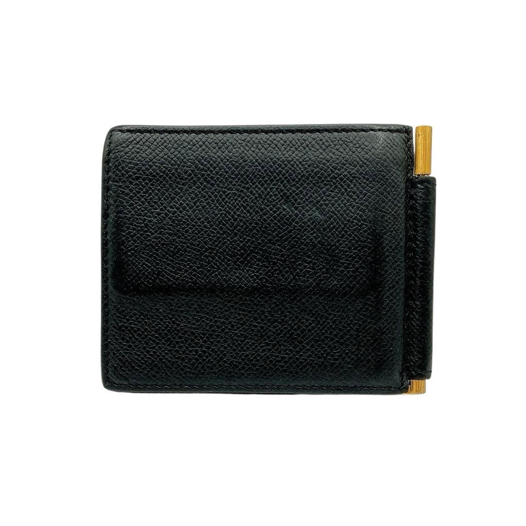 美品✨トムフォード　マネークリップ　カードケース　サフィアーノ　レザー　ブラック