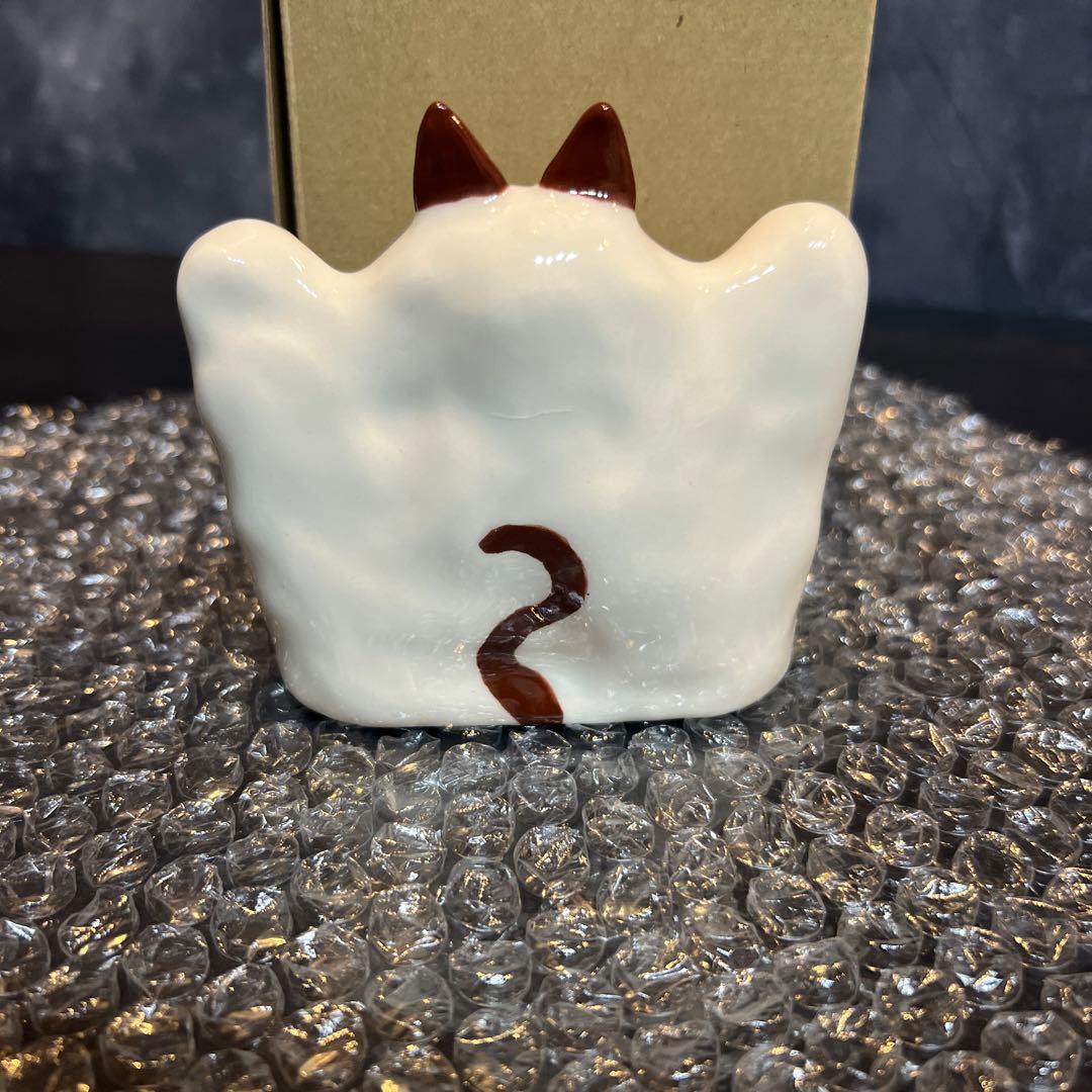 hongama ホンガマ　ゴースト　キャット　ネコ　ねこ　猫　cat 陶器