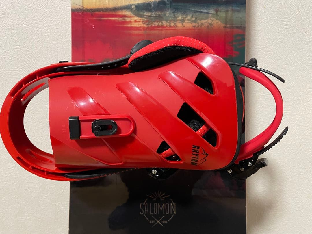 良中古◇SALOMON スノーボード 149◇RHYTHM ビンディングMセット