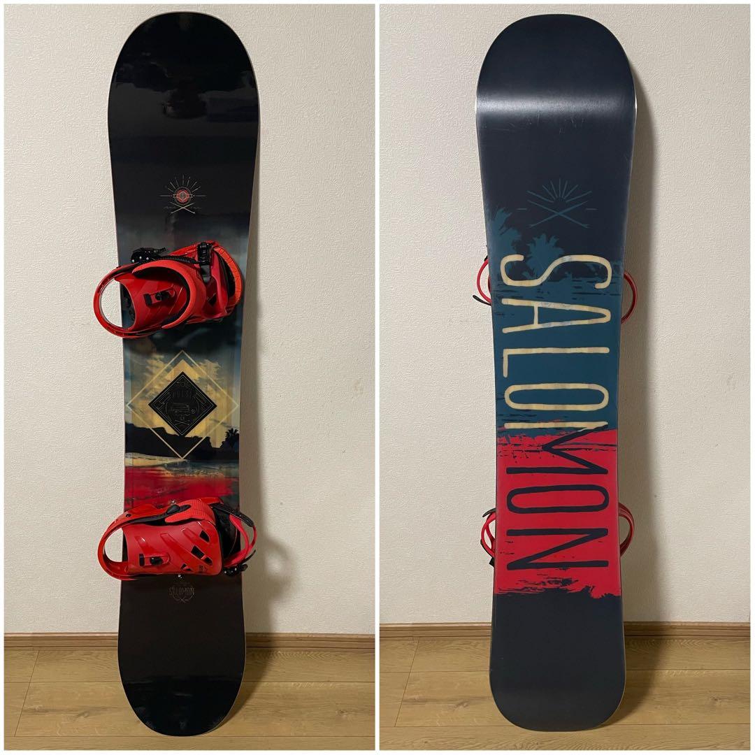 良中古◇SALOMON スノーボード 149◇RHYTHM ビンディングMセット