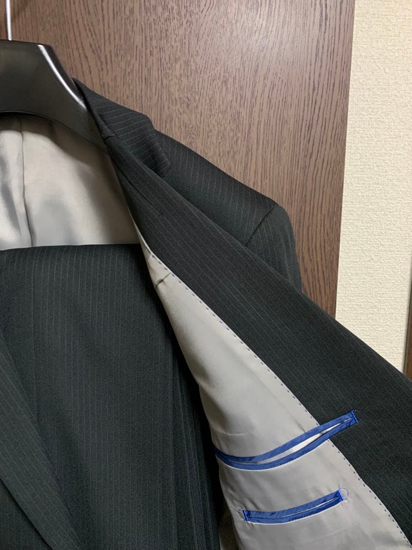 BB7新品未使用！超快適ストレッチ2パンツスーツ！ウォッシャブル！ブラック！小訳