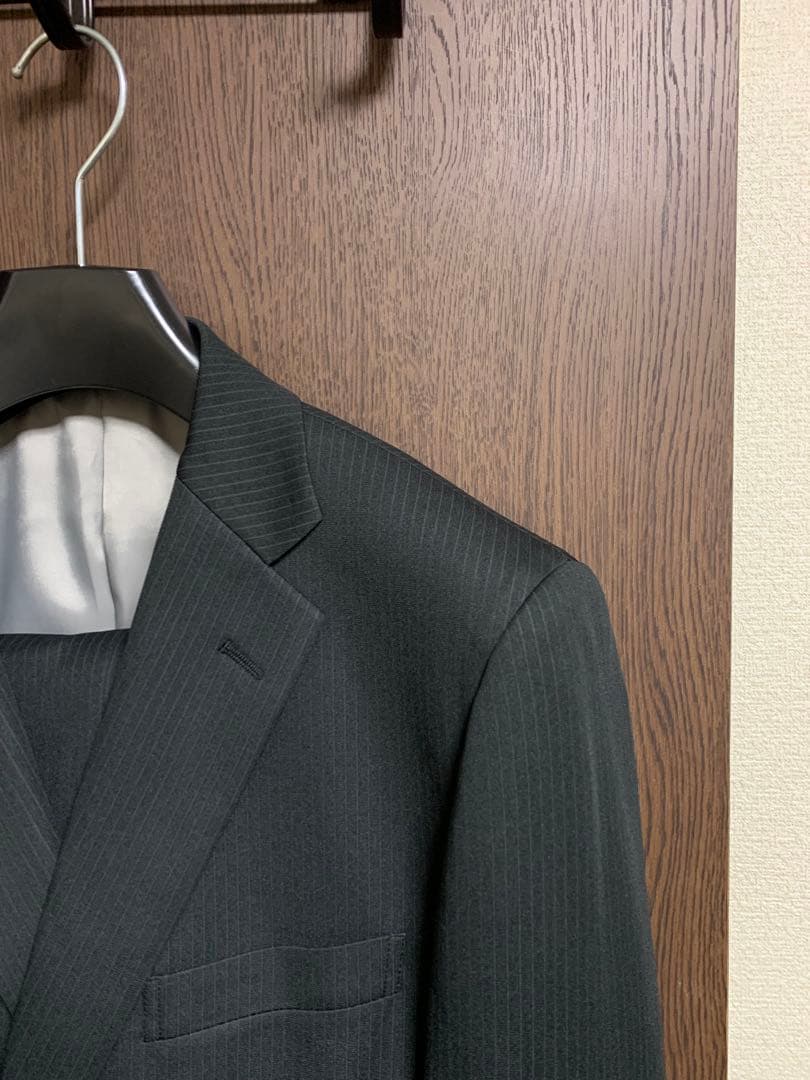 BB7新品未使用！超快適ストレッチ2パンツスーツ！ウォッシャブル！ブラック！小訳