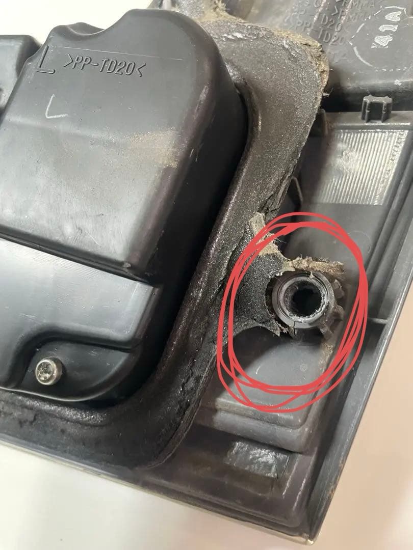 ヴェルファイア 20系テールランプ クリア ブラック 4個セット