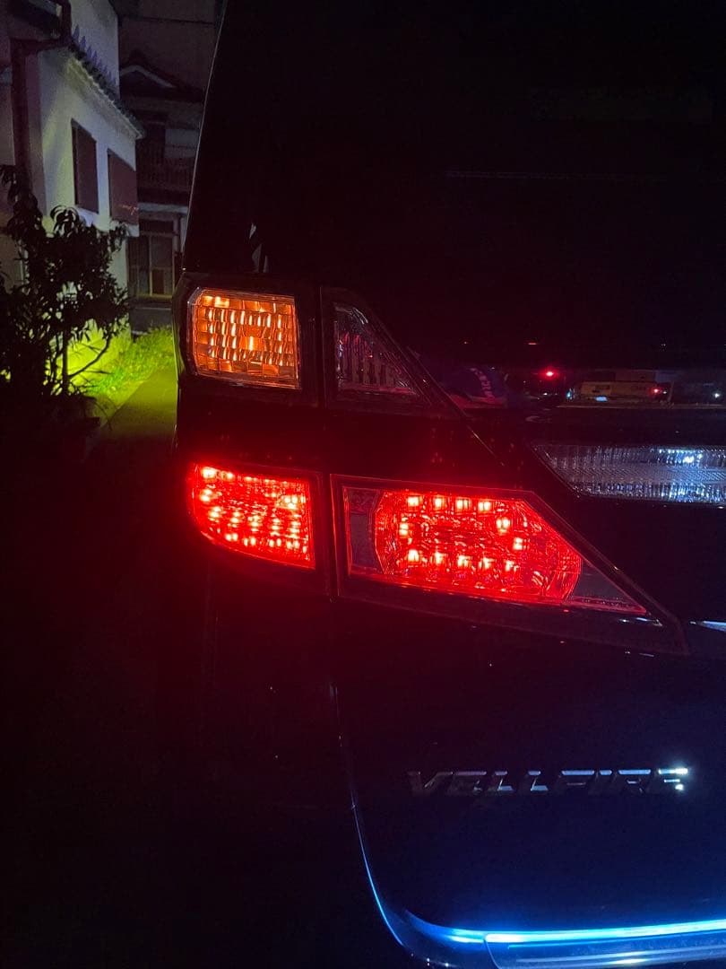 ヴェルファイア 20系テールランプ クリア ブラック 4個セット