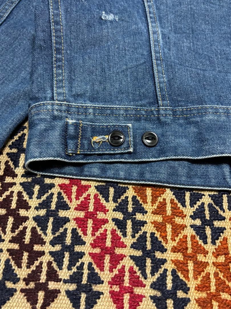 80s リー　デニムジャケット　101J ヴィンテージ　ジージャン　黒タグ