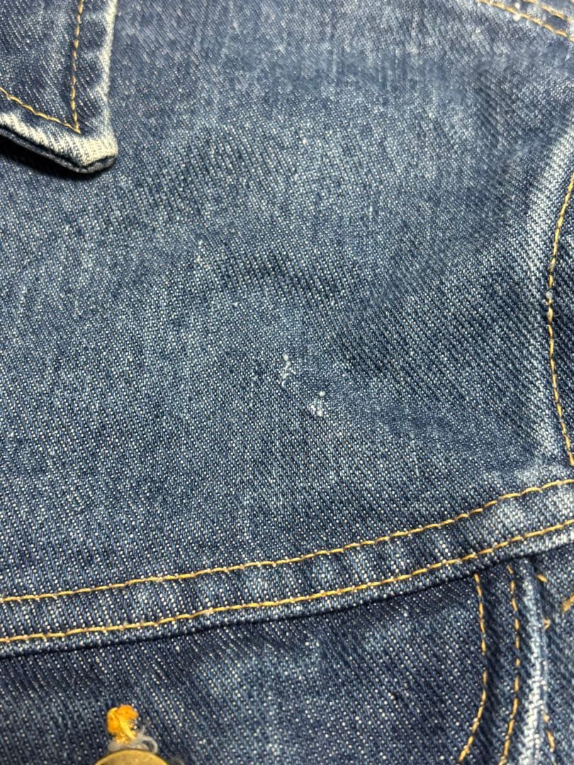 80s リー　デニムジャケット　101J ヴィンテージ　ジージャン　黒タグ