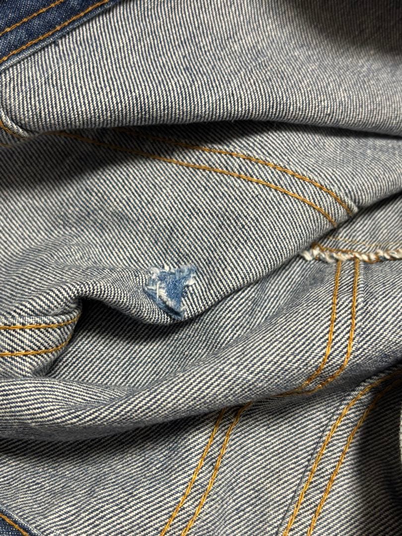 80s リー　デニムジャケット　101J ヴィンテージ　ジージャン　黒タグ