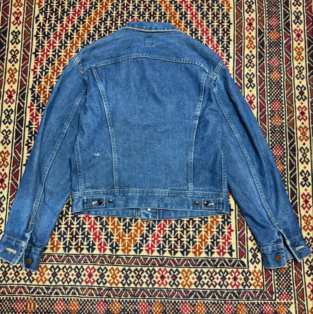 80s リー　デニムジャケット　101J ヴィンテージ　ジージャン　黒タグ