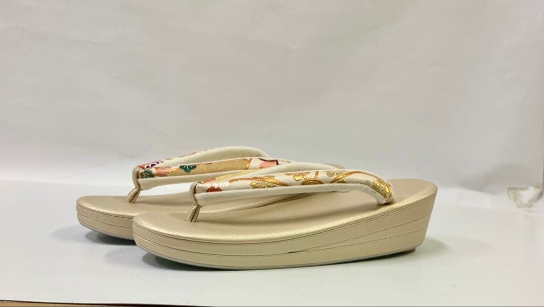 正絹　帯地西陣織　 　高級草履バック ZB144