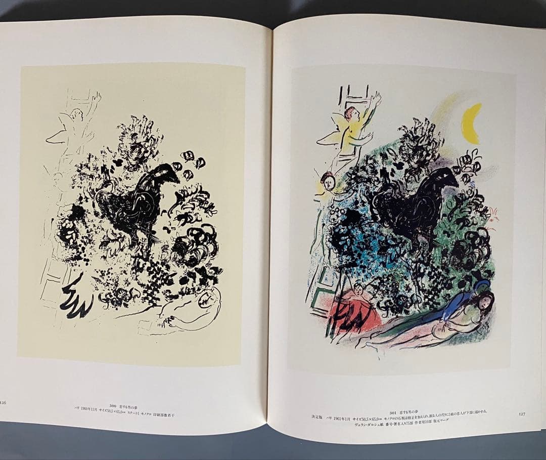 シャガール石版画全集5冊