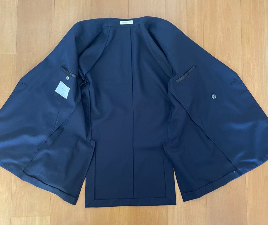 BOGLIOLI ネイビー ダブルブレストジャケット