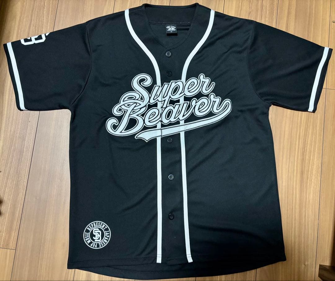 SUPER BEAVER 20周年記念 ベースボールシャツ TシャツMサイズ 黒