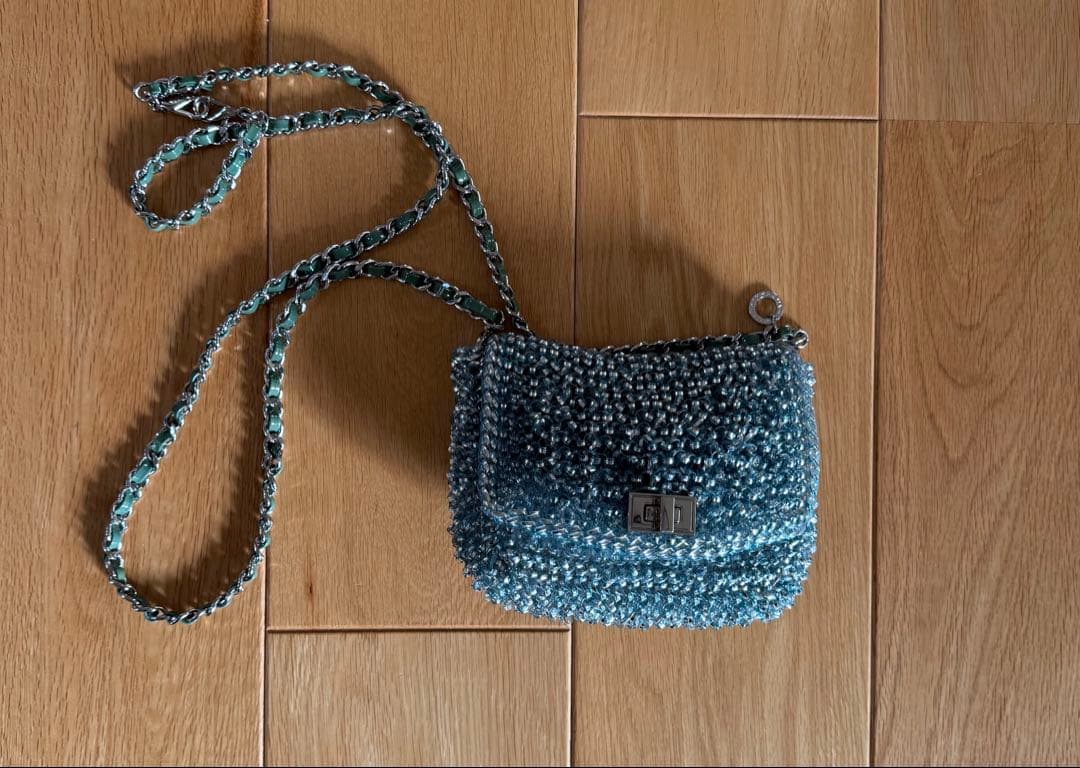 【美品】アンテプリマ サファイア ルッケット ショルダーバッグ