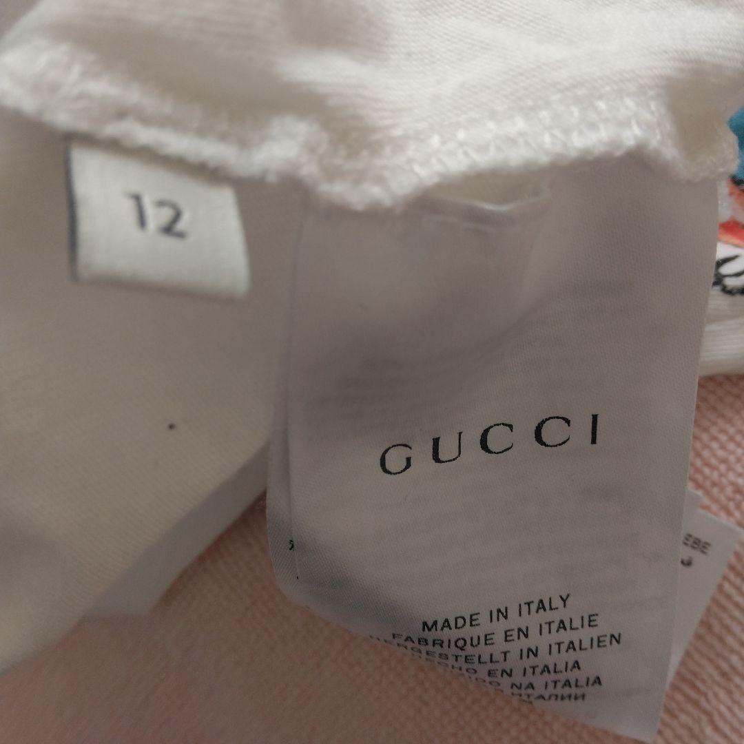 GUCCI ヒグチユウココラボ　猫イラスト 半袖Tシャツ　チルドレンサイズ12