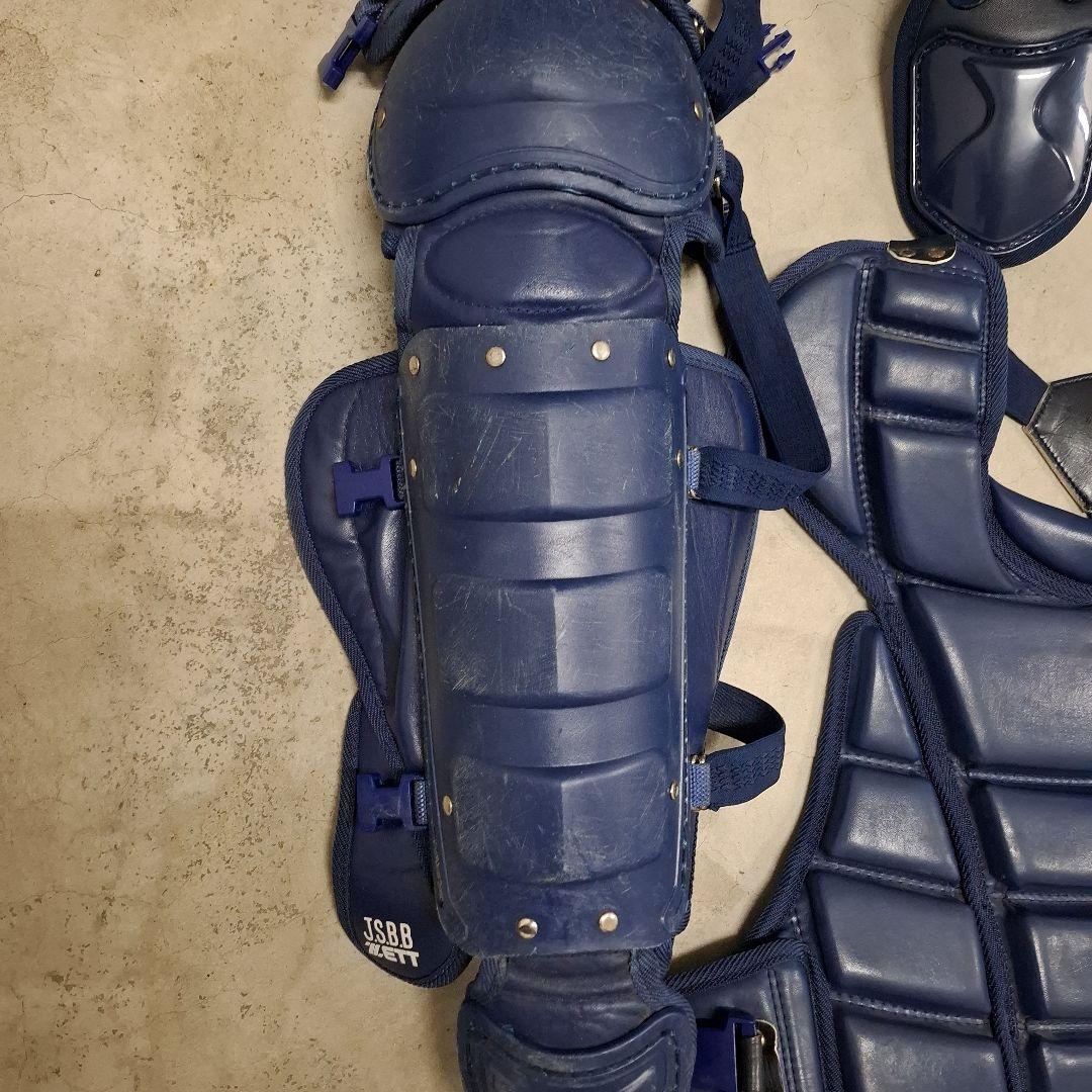 一般軟式キャッチャー防具フルセット(ZETT他)　良品！