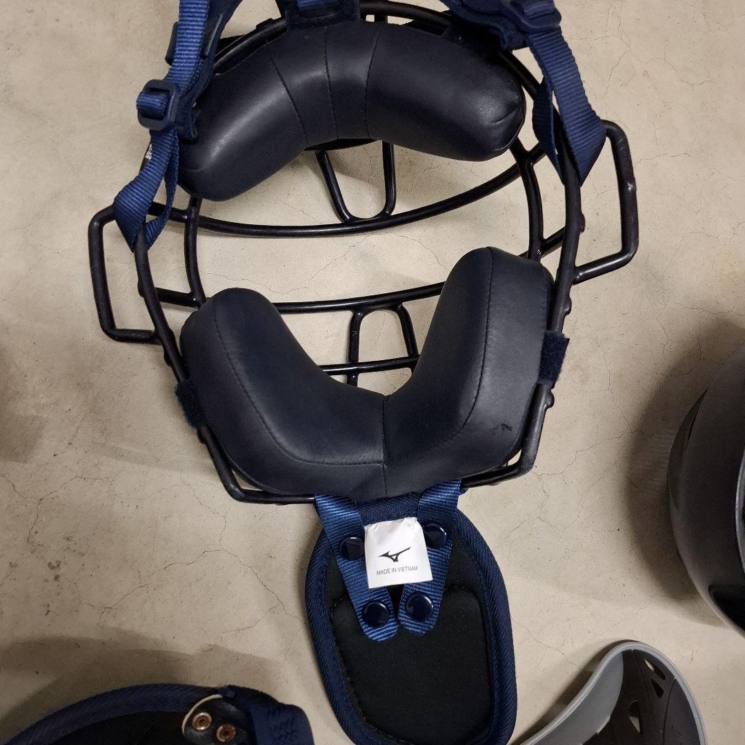 一般軟式キャッチャー防具フルセット(ZETT他)　良品！