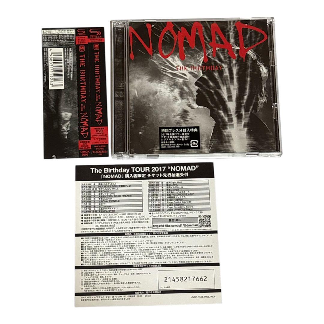 The Birthday NOMAD DVD帯付き 初回限定盤 チバユウスケ