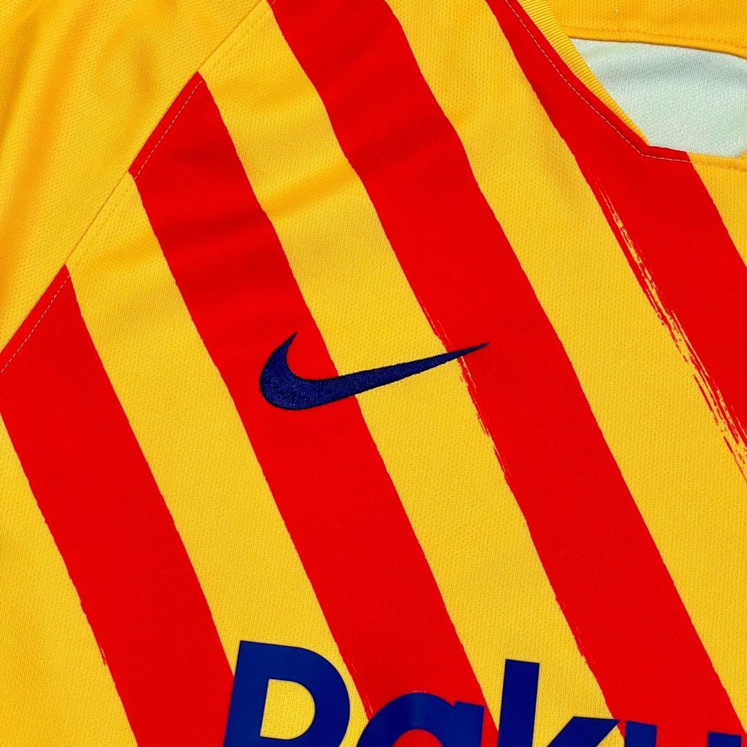 【美品】19/20 FCバルセロナ 4th ユニフォーム 半袖 NIKE XL