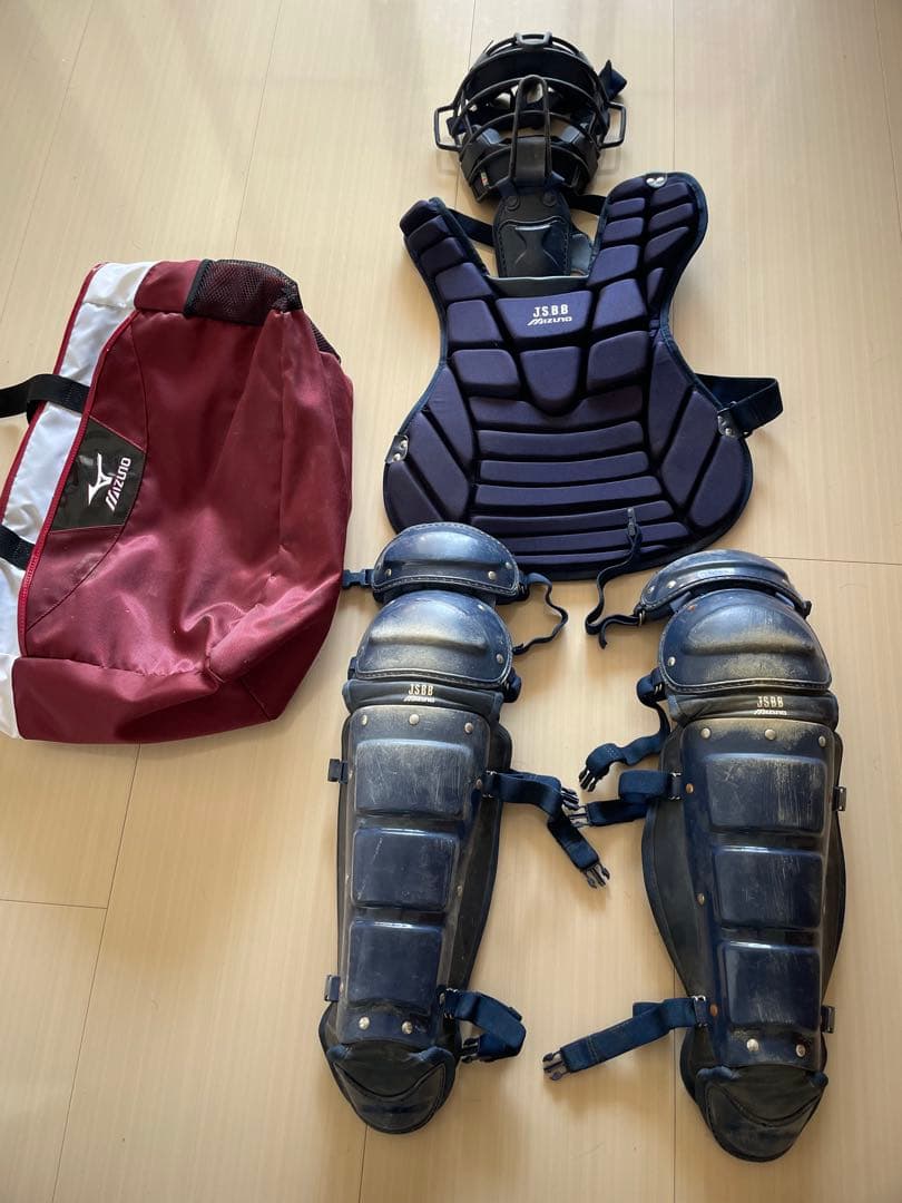 キャッチャー防具　軟式　ミズノ