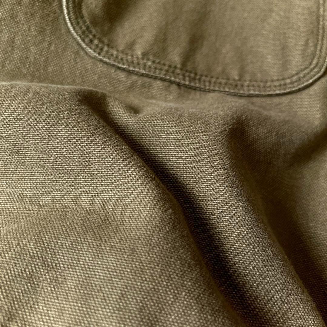 90s J.Crew ジェイクルー 巨人タグレザー襟 ハンティングジャケット 緑