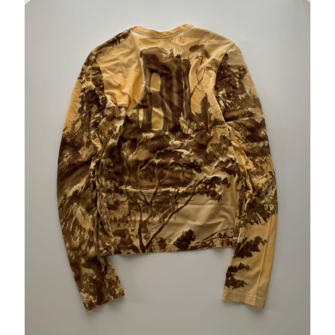 トップス PRADA F/W2004 Roman Ruins Landscape Top