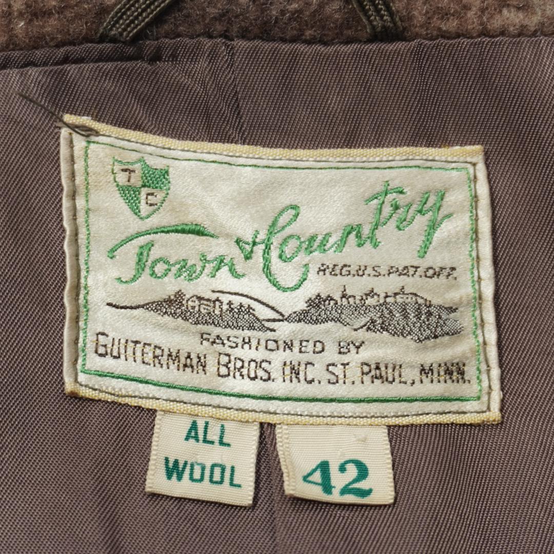 ジャケット・アウター GUITERMAN BROS INC WOOL COAT 1940s 1950s
