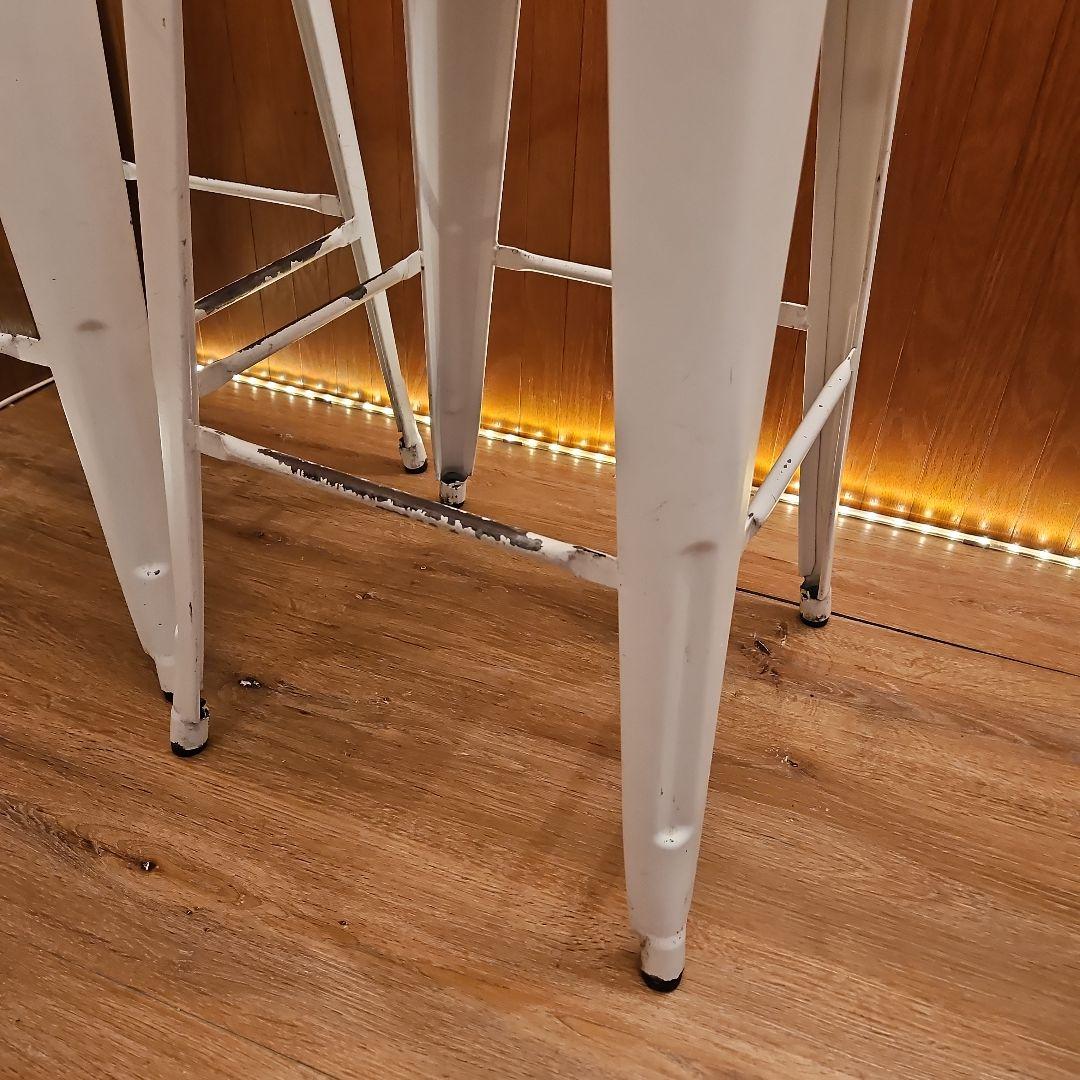 ２脚セット スタッキングスツール ヴィンテージスツール カウンターチェア B